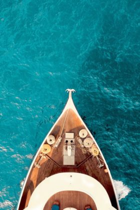 front of boat